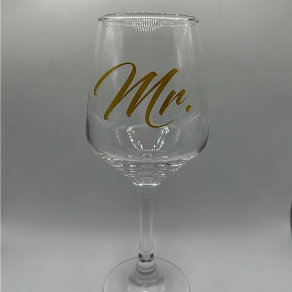 Other - 'Mr.' Wine Glass - Wedding Anniversary Festive - NEW